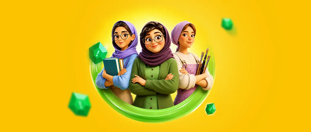 سه زن با کتاب و ابزار کار — نماد توانمندسازی زنان
